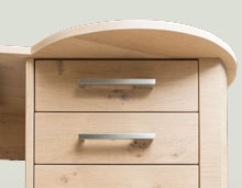 schön und funktionales Echtholzfurnier am massiven individuellen Schreibtisch